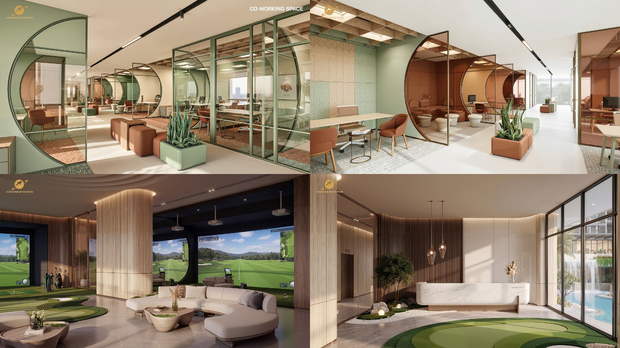 Hệ sinh thái tiện ích Sunshine River Park, tiện ích nội khu chuẩn "Resort in City" 47 Co-working Space tại Tiện ích Sunshine River Park