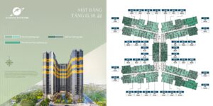 Mat bang dien hinh tang 15 18 22 Sunshine River Park