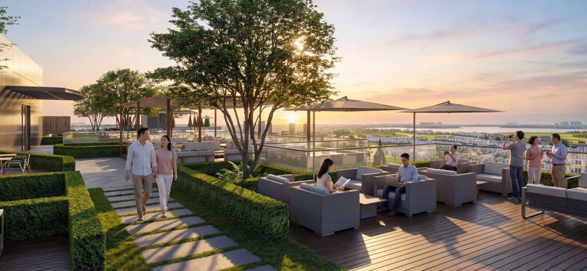 Trang chủ 65 Sky Garden trong Tiện ích Sunshine River Park